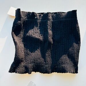 Black Bralette Extremely Stretchy and Expandable Material knit design